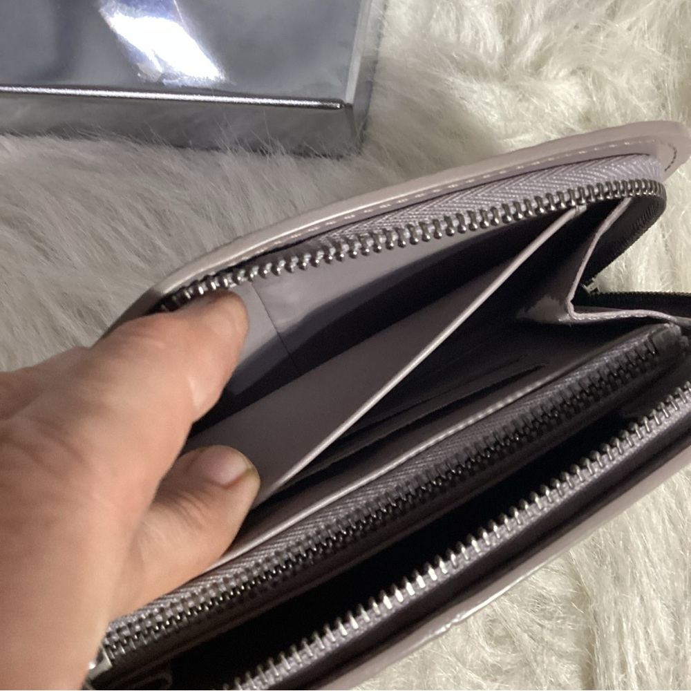 Louis Vuitton Epi Leather Zippy Coin Purse Wallet Bag RARE Lilac Vintage 2000 - Picture 12 of 15